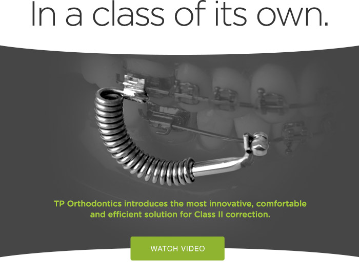 TP Orthodontics introduces the most innovative, comfortable and efficient solution for Class II correction.